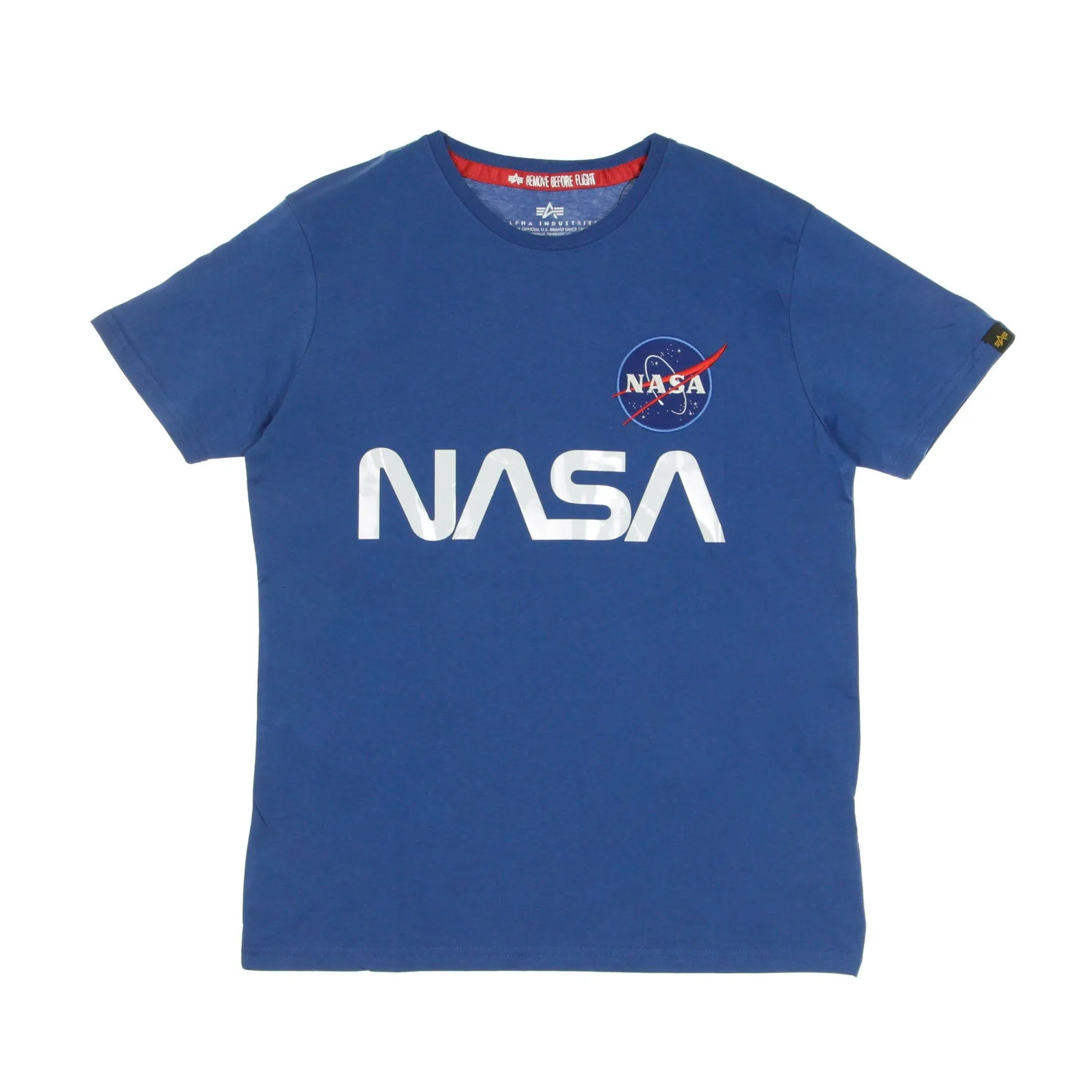 Maglietta Uomo Nasa Reflective T-shirt Blue